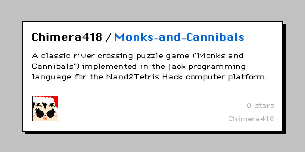 Monks vs Cannibals